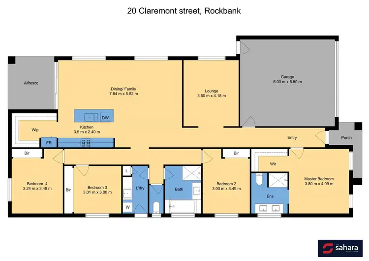 Floorplan of Homely house listing, 20 Claremont Avenue, Rockbank VIC 3335