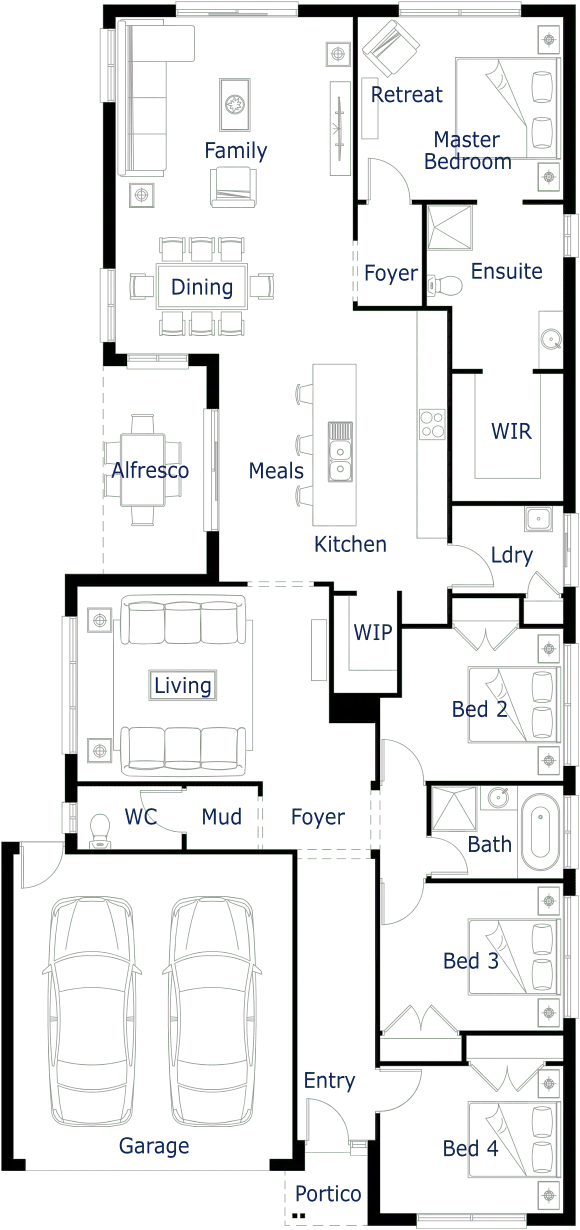 Floorplan of Homely house listing, 15 Bedajanawa Drive, Grovedale VIC 3216