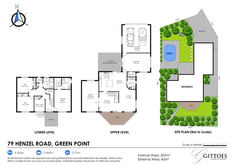 Floorplan of Homely house listing, 79 Henzel Road, Green Point NSW 2251