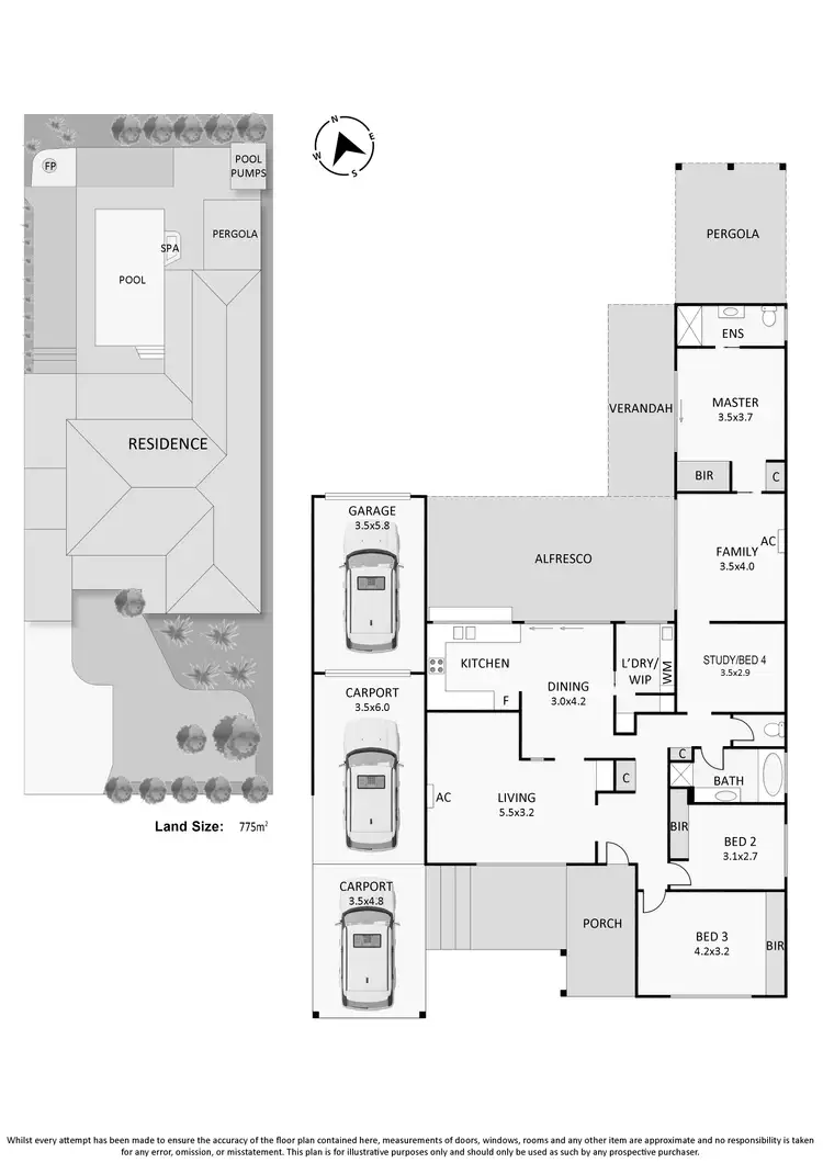 Floorplan of Homely house listing, 55 Margate Avenue, Frankston VIC 3199