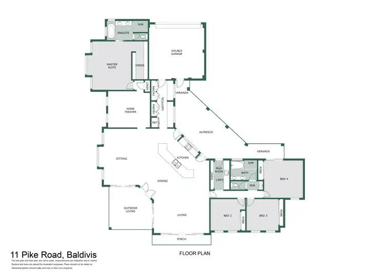 Floorplan of Homely rural property listing, 11 Pike Road, Baldivis WA 6171