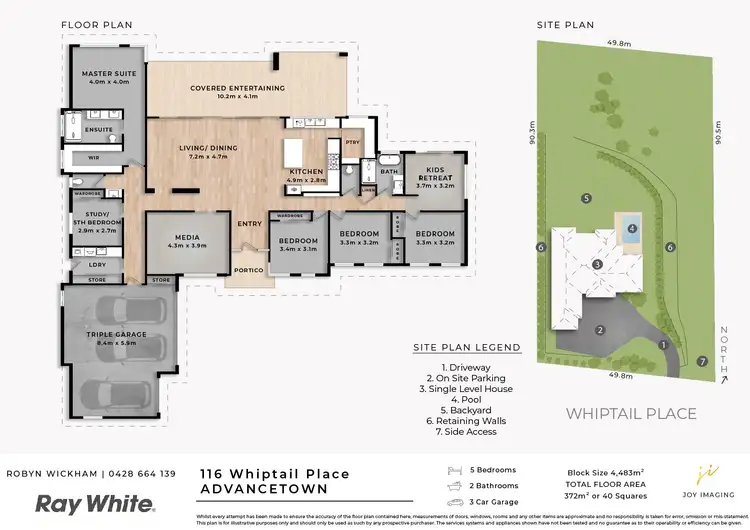 Floorplan of Homely rural property listing, 116 Whiptail Place, Advancetown QLD 4211