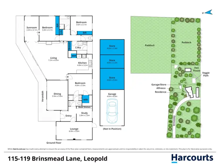 Floorplan of Homely house listing, 115-119 Brinsmead Lane, Leopold VIC 3224