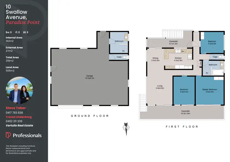 Floorplan of Homely house listing, 10 Swallow Avenue, Paradise Point QLD 4216