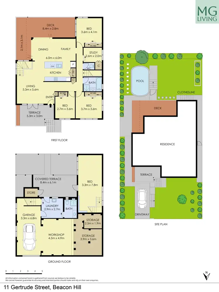 Floorplan of Homely other listing, 11 Gertrude Street, Beacon Hill NSW 2100