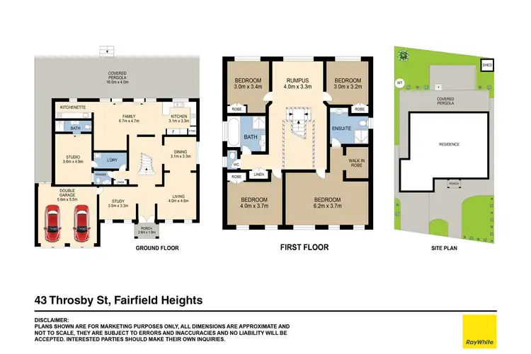 Floorplan of Homely house listing, 43 Throsby Street, Fairfield Heights NSW 2165