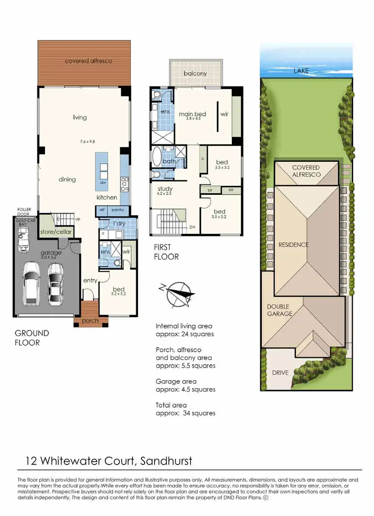 Floorplan of Homely house listing, 12 Whitewater Court, Sandhurst VIC 3977