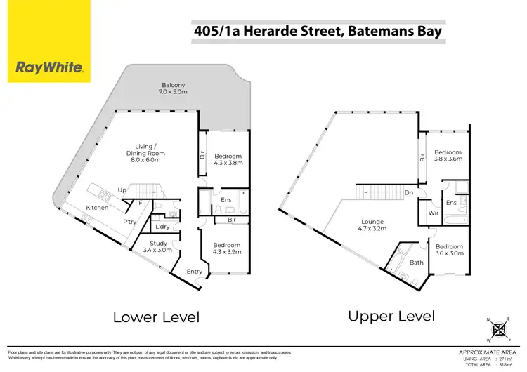 Floorplan of Homely house listing, 405/1A Herarde Street, Batemans Bay NSW 2536