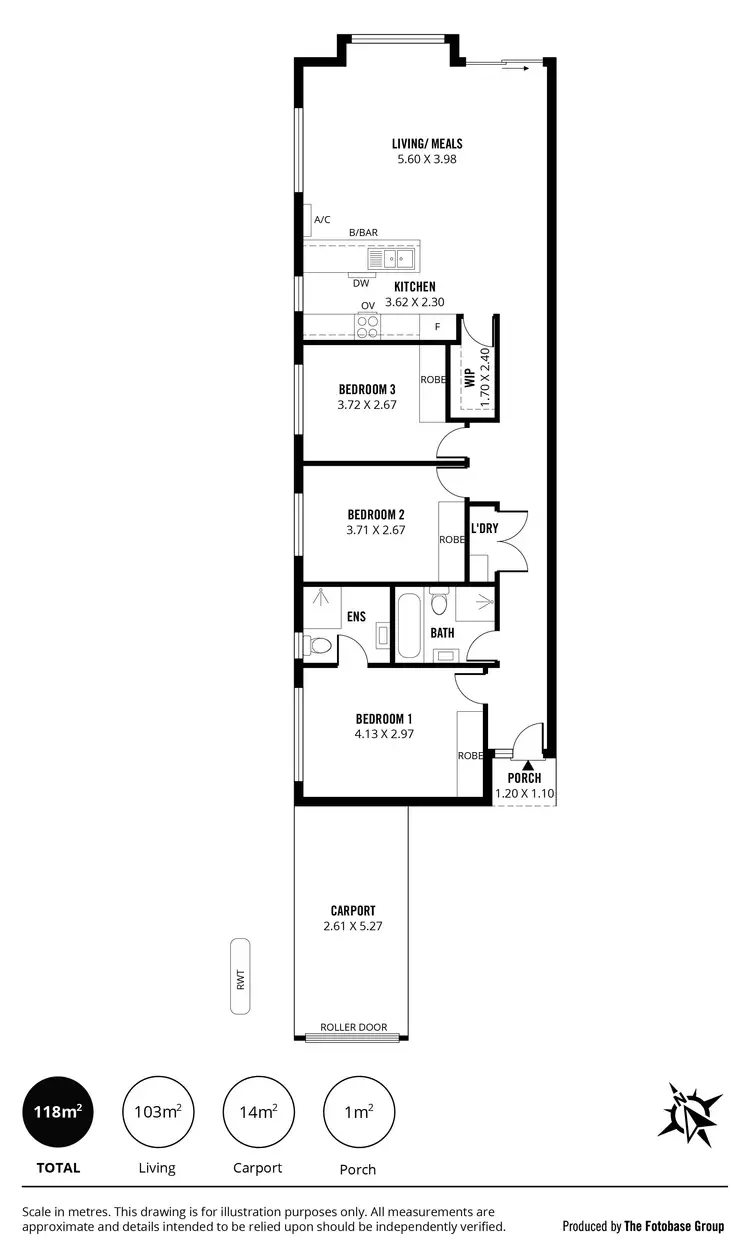 Floorplan of Homely house listing, 16 Moran Close, Gawler East SA 5118