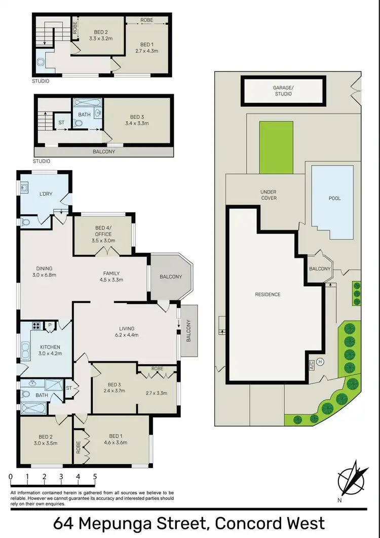 Floorplan of Homely house listing, 64 Mepunga Street, Concord West NSW 2138