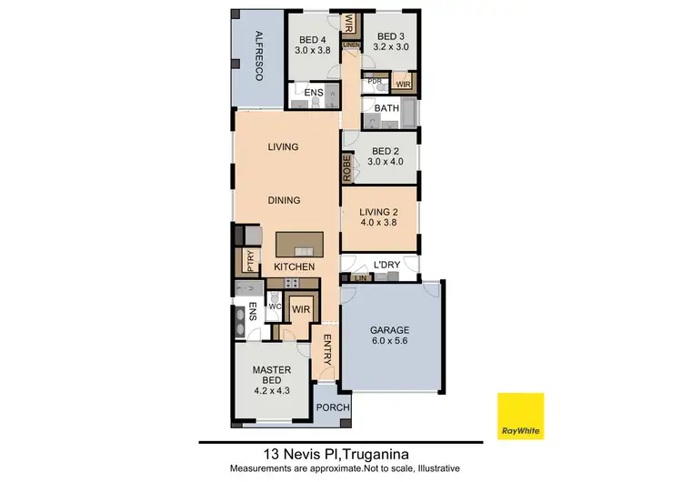 Floorplan of Homely house listing, 13 Nevis Place, Truganina VIC 3029