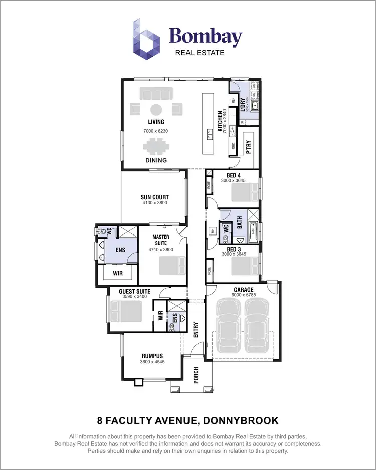 Floorplan of Homely house listing, 8 Faculty Avenue, Donnybrook VIC 3064