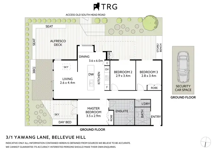 Floorplan of Homely apartment listing, 3/1 Yawang Lane, Bellevue Hill NSW 2023