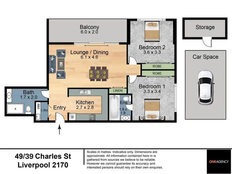 Floorplan of Homely apartment listing, 49/39 Charles Street, Liverpool NSW 2170