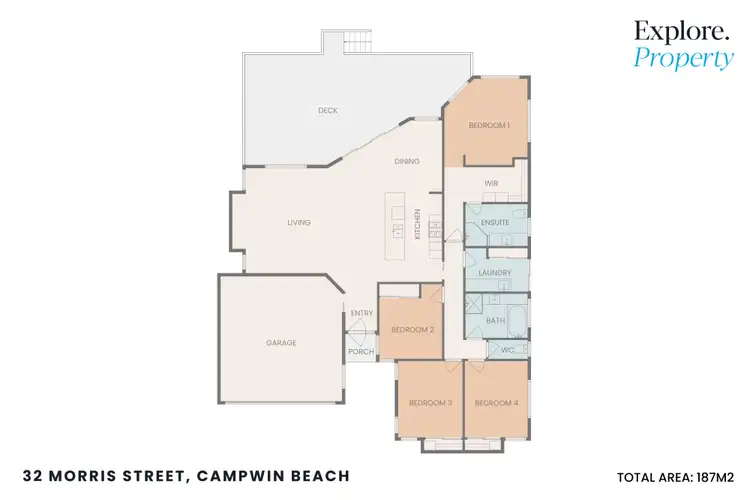 Floorplan of Homely house listing, 32 Morris Street, Campwin Beach QLD 4737