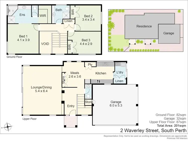 Floorplan of Homely house listing, 2 Waverley Street, South Perth WA 6151