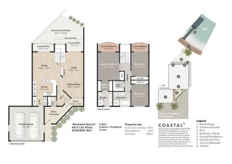 Floorplan of Homely townhouse listing, Unit 46/3 Lee Road, Runaway Bay QLD 4216