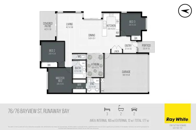 Floorplan of Homely house listing, 76/76 Bayview Street, Runaway Bay QLD 4216