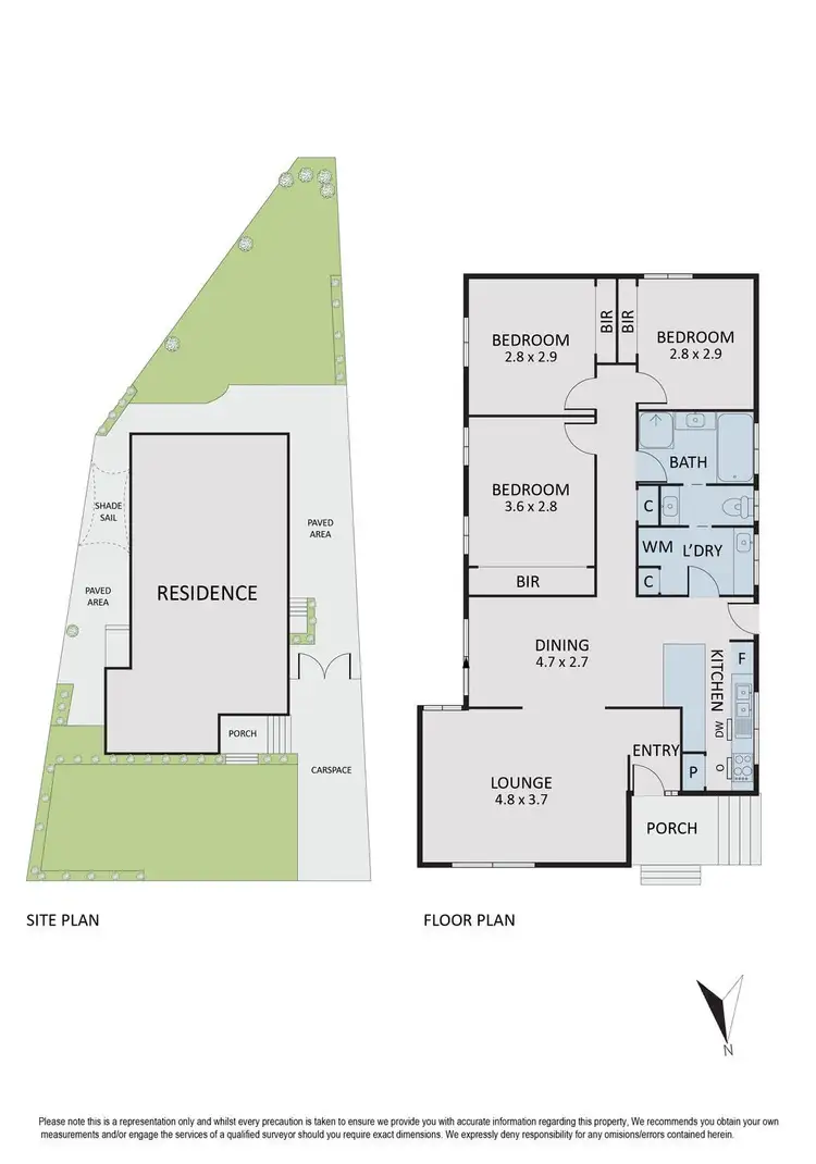 Floorplan of Homely house listing, 3 Marcus Crescent, Coolaroo VIC 3048