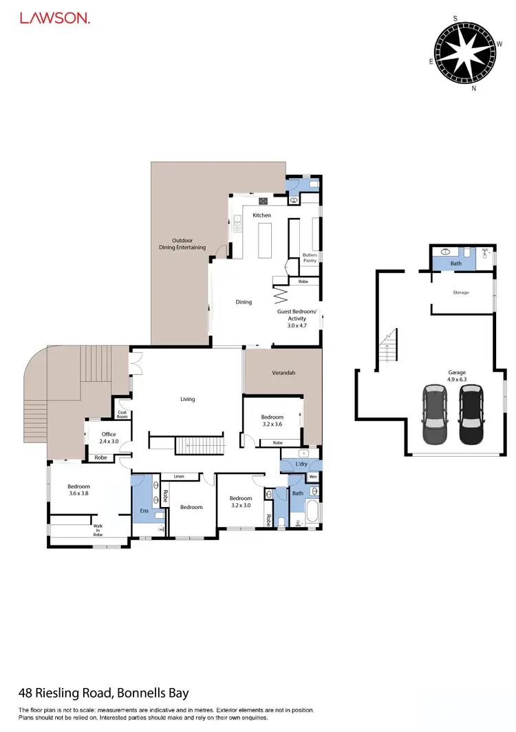 Floorplan of Homely house listing, 48 Riesling Road, Bonnells Bay NSW 2264