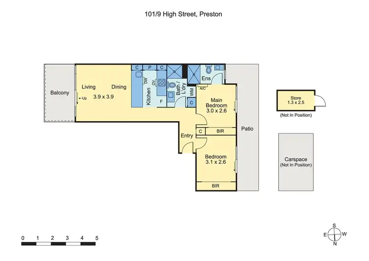 Floorplan of Homely apartment listing, 101/9 High Street, Preston VIC 3072