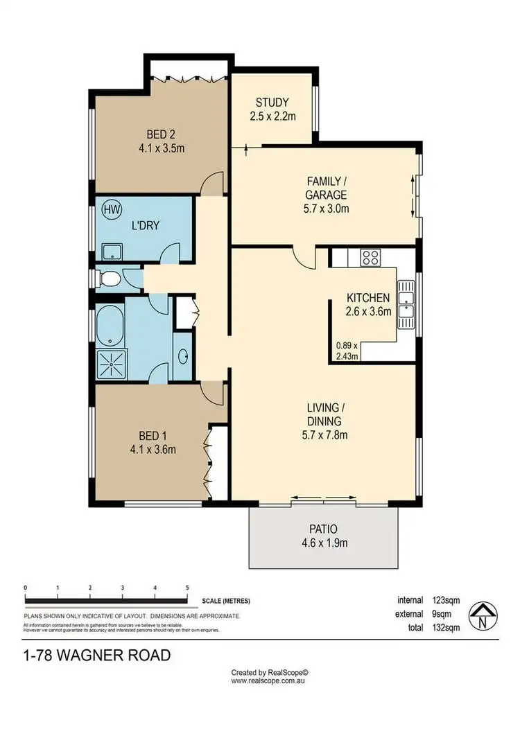 Floorplan of Homely unit listing, 1/78 Wagner Road, Clayfield QLD 4011