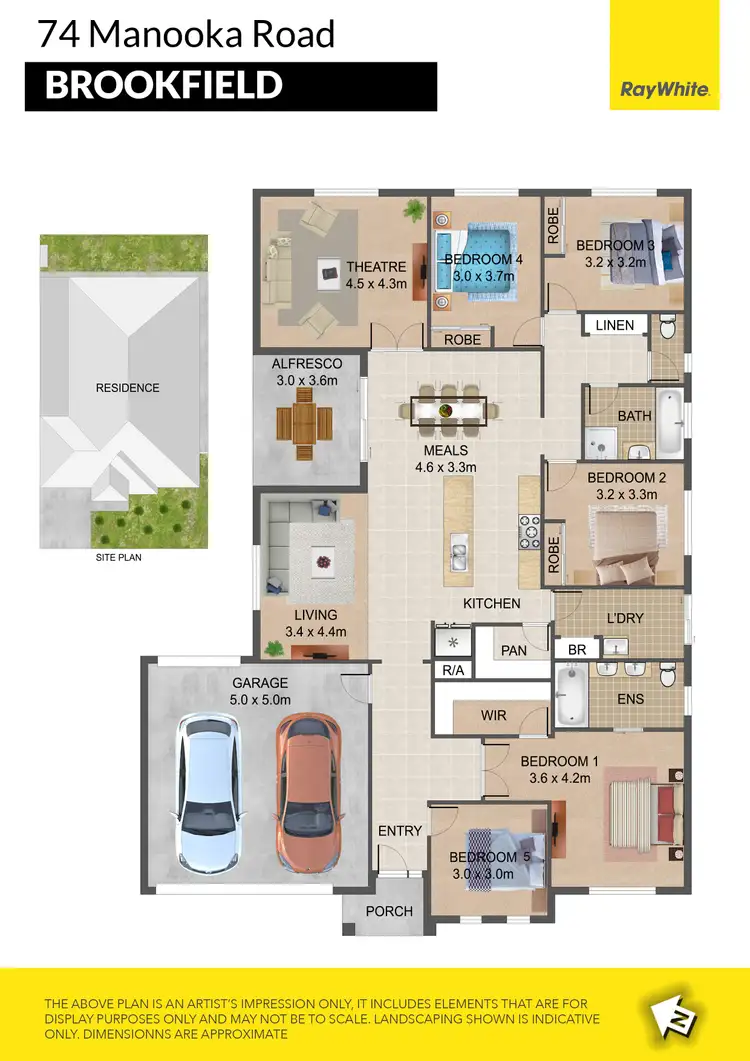 Floorplan of Homely house listing, 74 Manooka Road, Brookfield VIC 3338