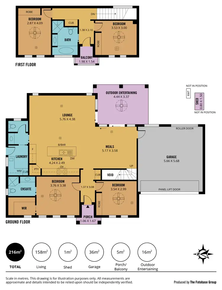 Floorplan of Homely house listing, 1a Trapp Avenue, Seaton SA 5023