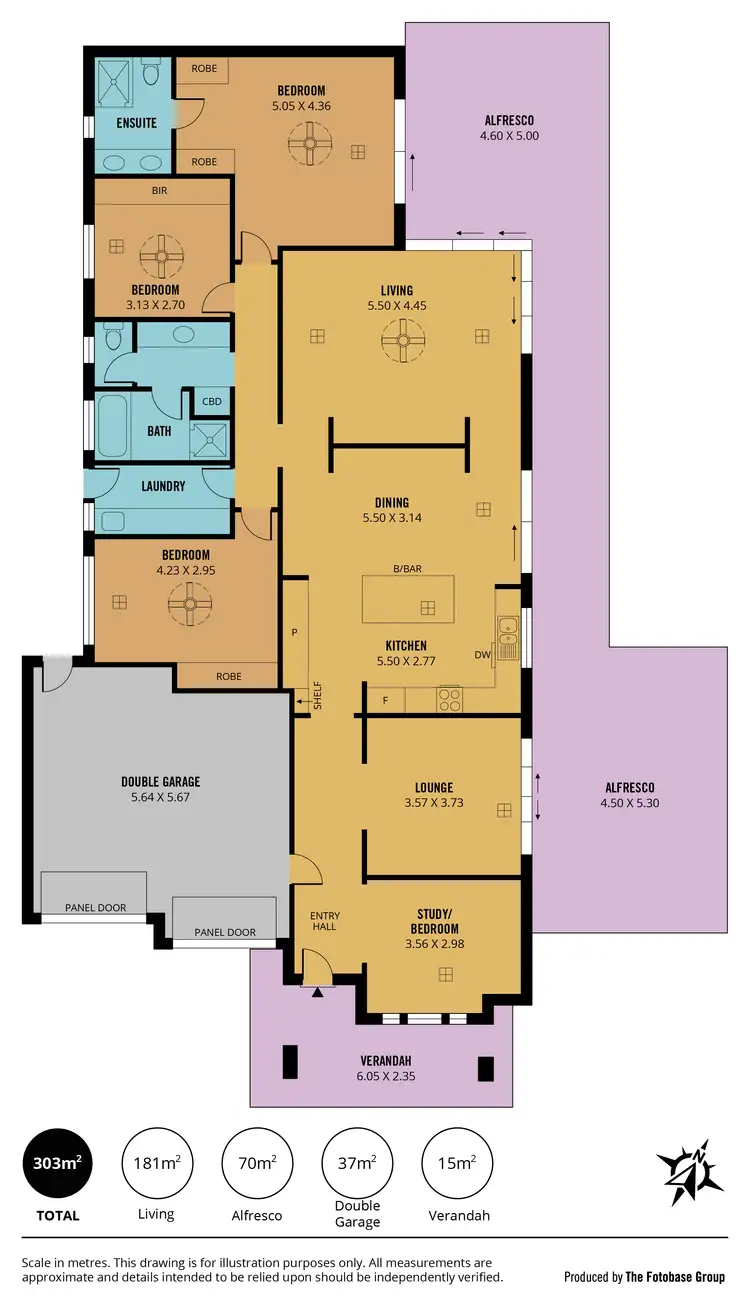 Floorplan of Homely house listing, 17 Crompton Drive, St Clair SA 5011