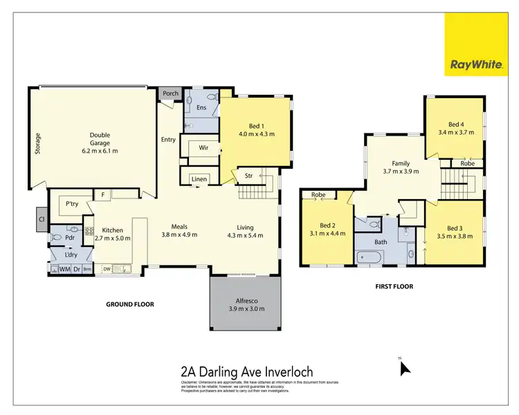 Floorplan of Homely house listing, 2A Darling Avenue, Inverloch VIC 3996