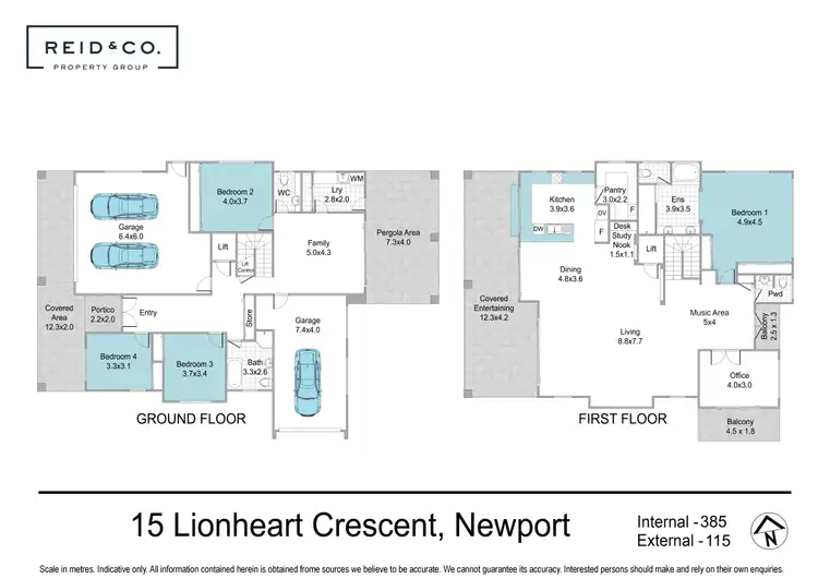 Floorplan of Homely house listing, 15 Lionheart Crescent, Newport QLD 4020