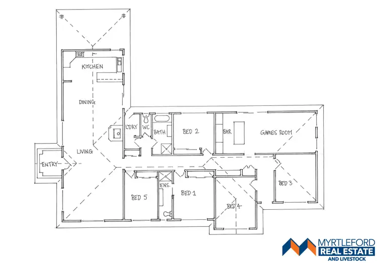 Floorplan of Homely house listing, 3961 Snow Road, Myrtleford VIC 3737