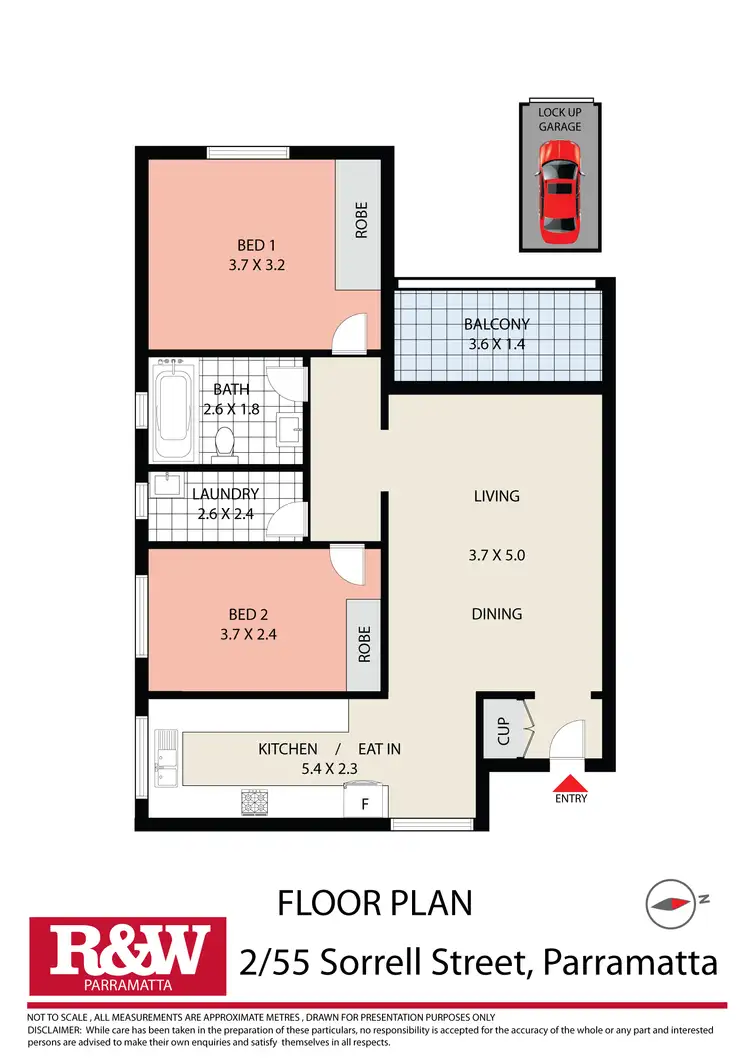 Floorplan of Homely unit listing, 2/55 Sorrell Street, Parramatta NSW 2150