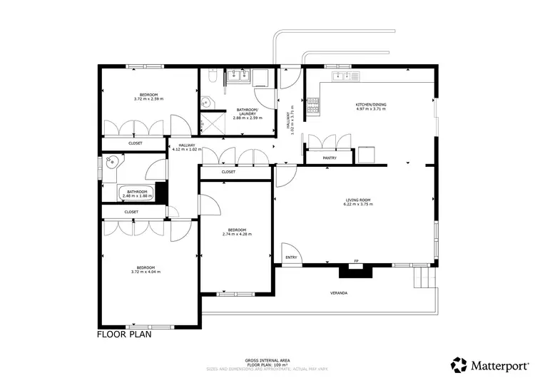 Floorplan of Homely house listing, 2 Standen Street, Swan Hill VIC 3585