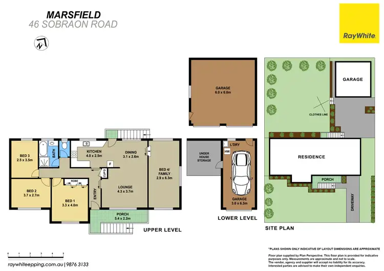 Floorplan of Homely house listing, 46 Sobraon Road, Marsfield NSW 2122