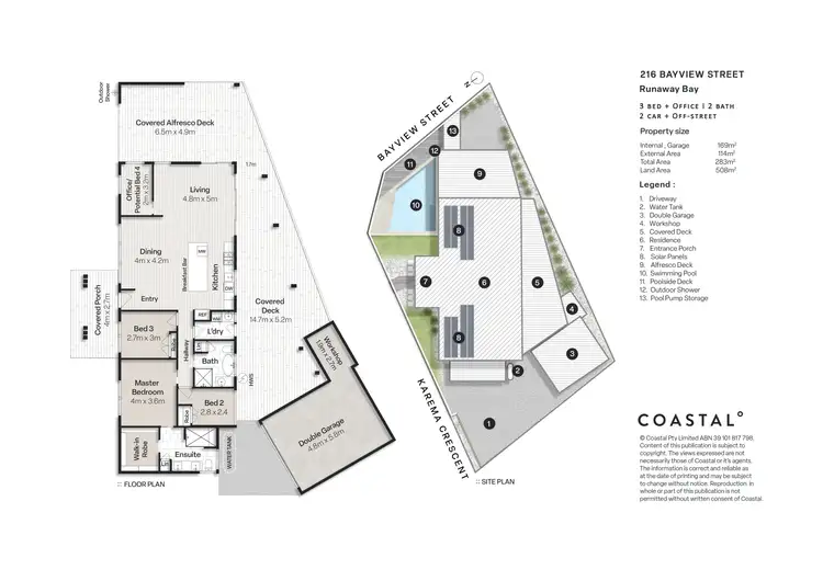 Floorplan of Homely house listing, 216 Bayview Street, Runaway Bay QLD 4216