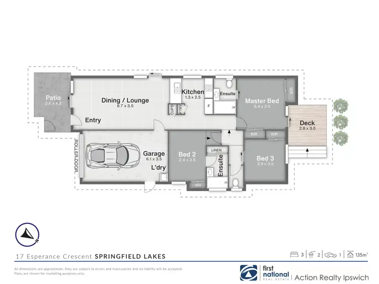 Floorplan of Homely house listing, 17 Esperance Crescent, Springfield Lakes QLD 4300