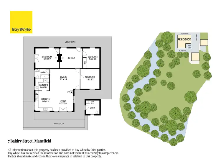 Floorplan of Homely house listing, 7 Baldry Street, Mansfield VIC 3722