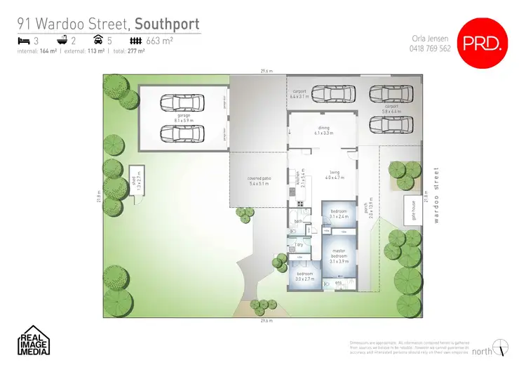 Floorplan of Homely house listing, 91 Wardoo Street, Southport QLD 4215