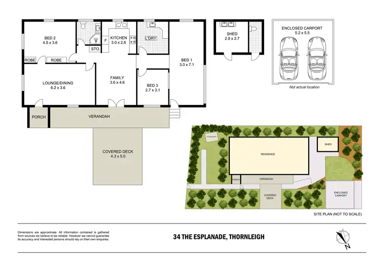 Floorplan of Homely house listing, 34 The Esplanade, Thornleigh NSW 2120