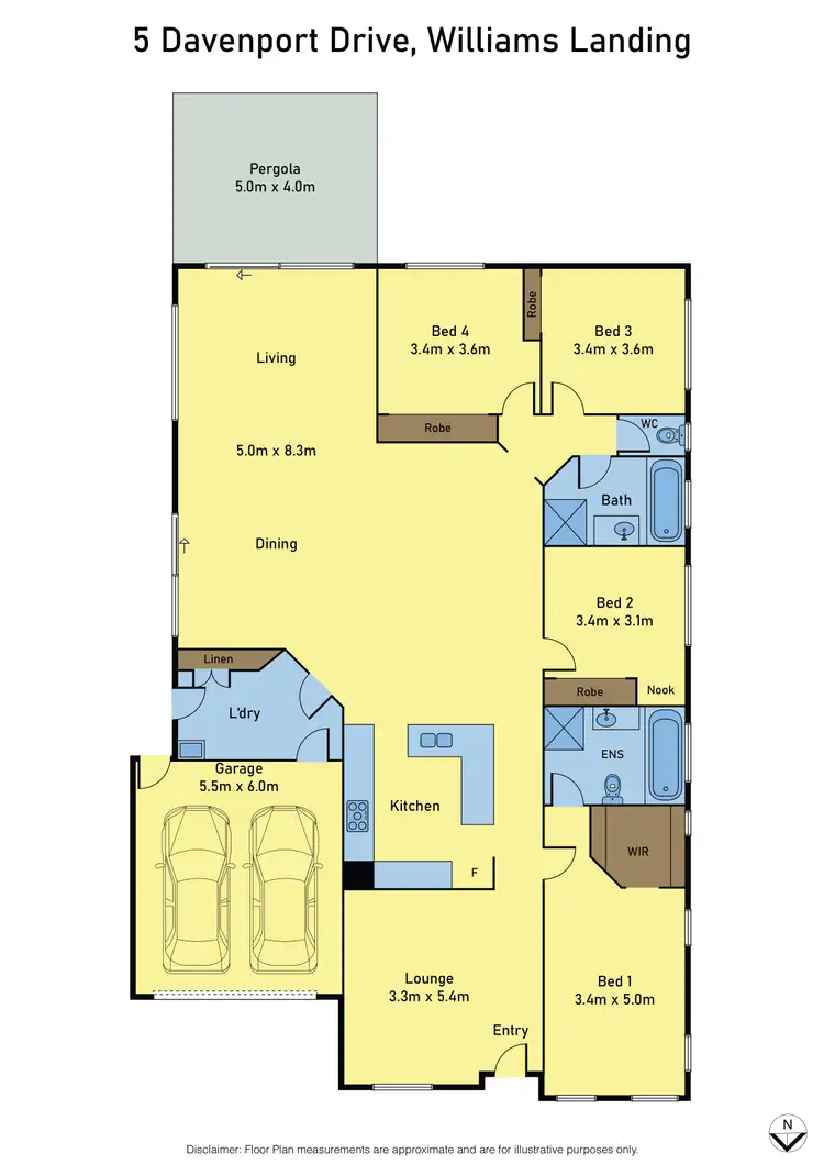 Floorplan of Homely house listing, 5 Davenport Drive, Williams Landing VIC 3027