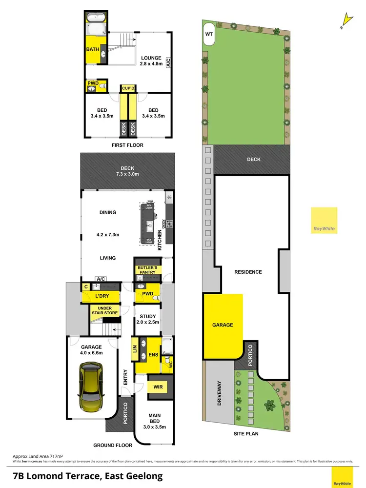 Floorplan of Homely townhouse listing, 7B Lomond Terrace, East Geelong VIC 3219