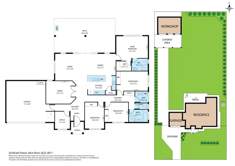 Floorplan of Homely house listing, 20 Nickel Street, Alice River QLD 4817