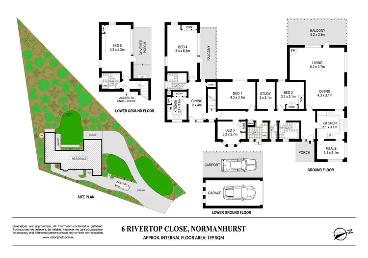Floorplan of Homely house listing, 6 Rivertop Close, Normanhurst NSW 2076
