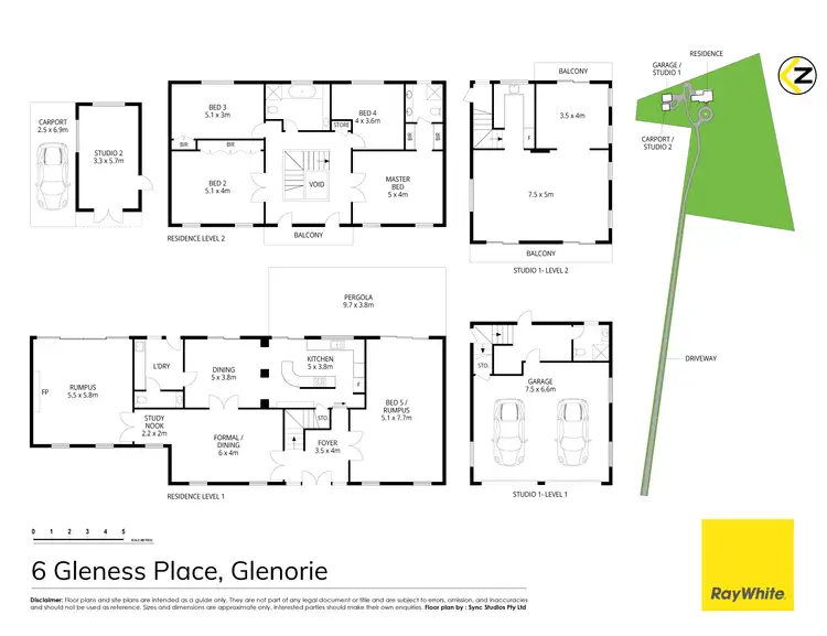 Floorplan of Homely house listing, 6 Gleness Place, Glenorie NSW 2157