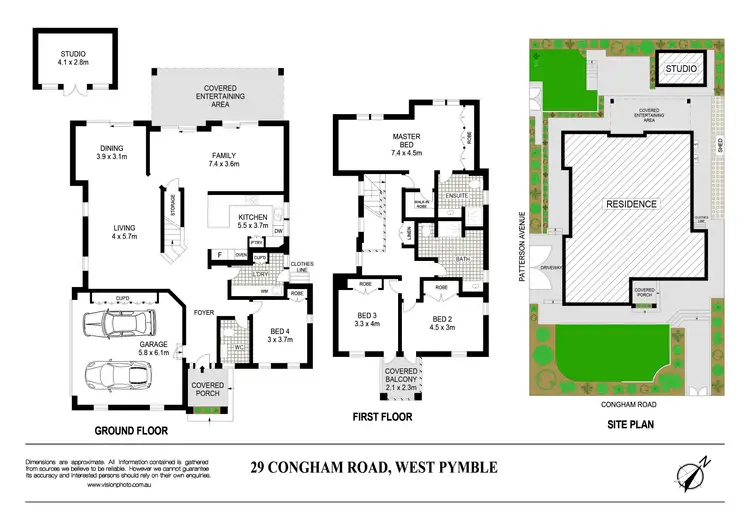 Floorplan of Homely house listing, 29 Congham Road, West Pymble NSW 2073