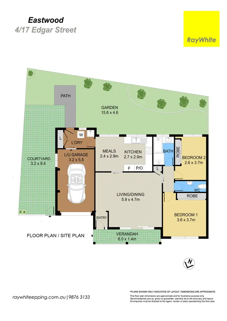 Floorplan of Homely villa listing, 4/17 Edgar Street, Eastwood NSW 2122