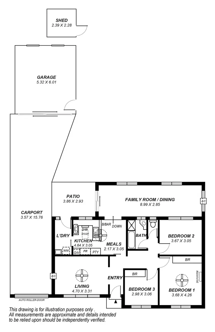 Floorplan of Homely house listing, 17 Morris Drive, Valley View SA 5093