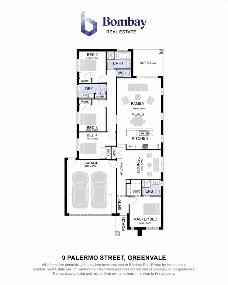 Floorplan of Homely house listing, 9 Palermo Street, Greenvale VIC 3059