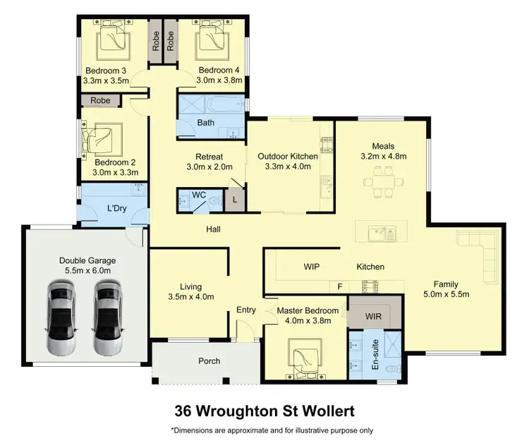 Floorplan of Homely house listing, 36 Wroughton Street, Wollert VIC 3750